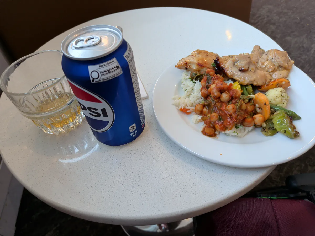 Airport Lounge Food, perk to save money on an individual trip