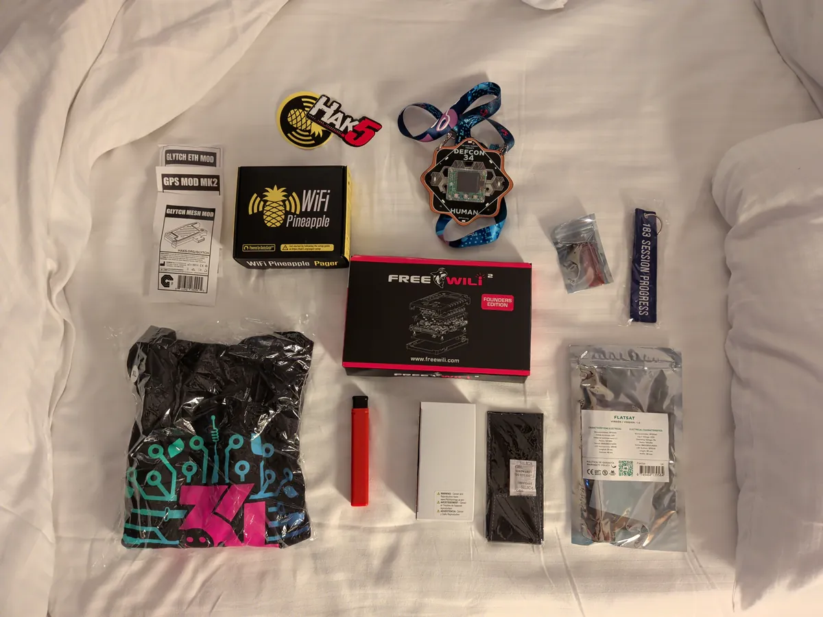 The haul, well most of it.